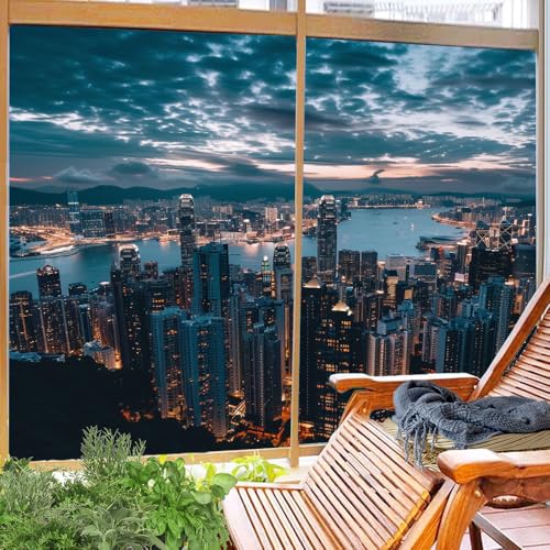 Vinilo decorativo para ventana 2 piezas 27.6x47.2 in miniatura 4