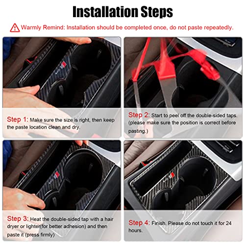 Accesorios interiores 4 piezas fibra carbono Subaru 2020-2025 miniatura 5