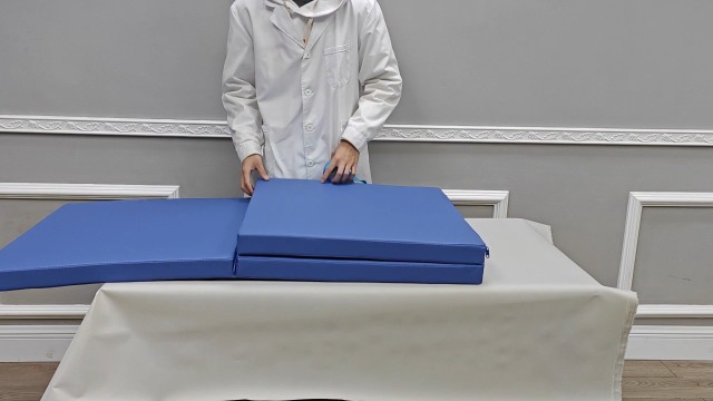 Amazon.com : FixtureDisplays® Blue 6' Exercise Tri-Fold Gym Mat