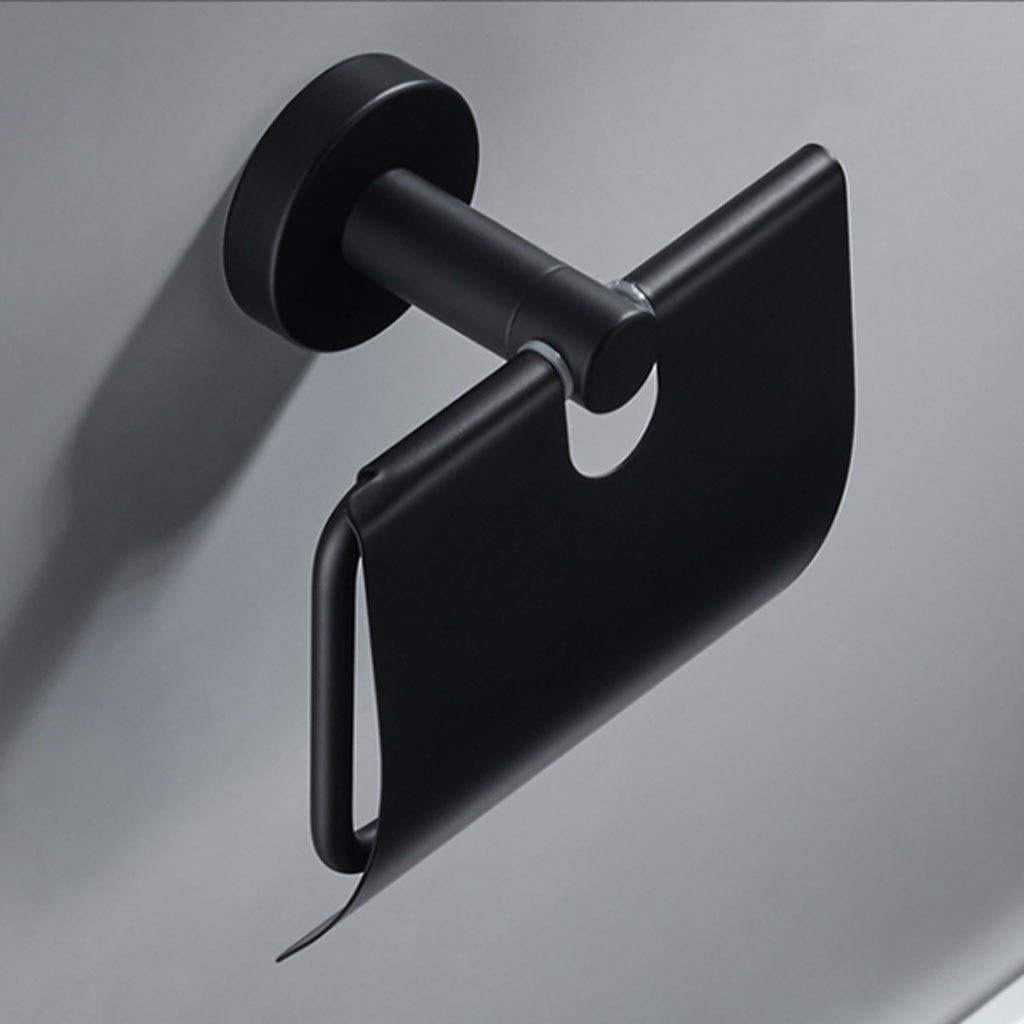 A Parete Supporto di Carta igienica, Supporto in Acciaio Inox Rotolo con Coperchio - Ruggine e Bagno con lavabo in The Bathroom