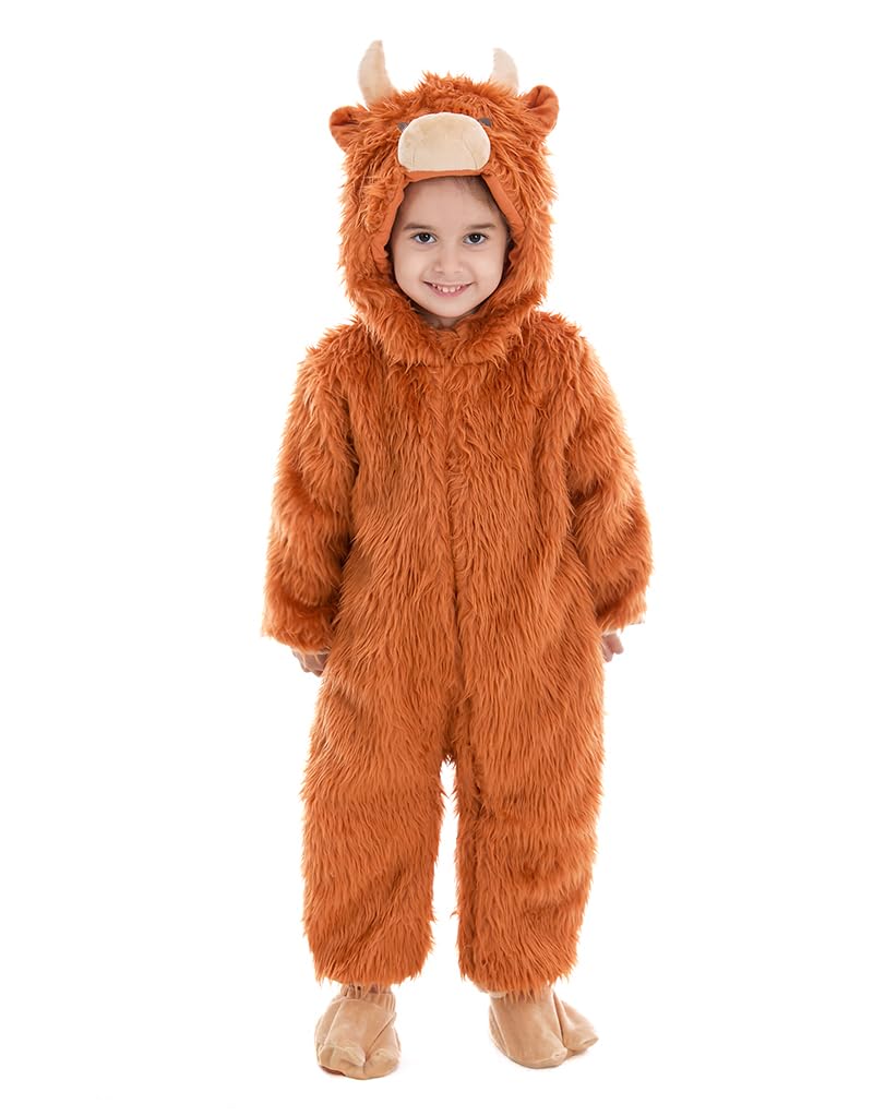 HSCTEK Baby Highland Cow Costumes Newborn, Infant & Toddler Boys Girls