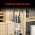 Ladders,Telesladder Loft Ladder Aluminum Folding Telesladder Anti Slip Safety for Outdoor Indoor Roof Work/7Ft/2.3M