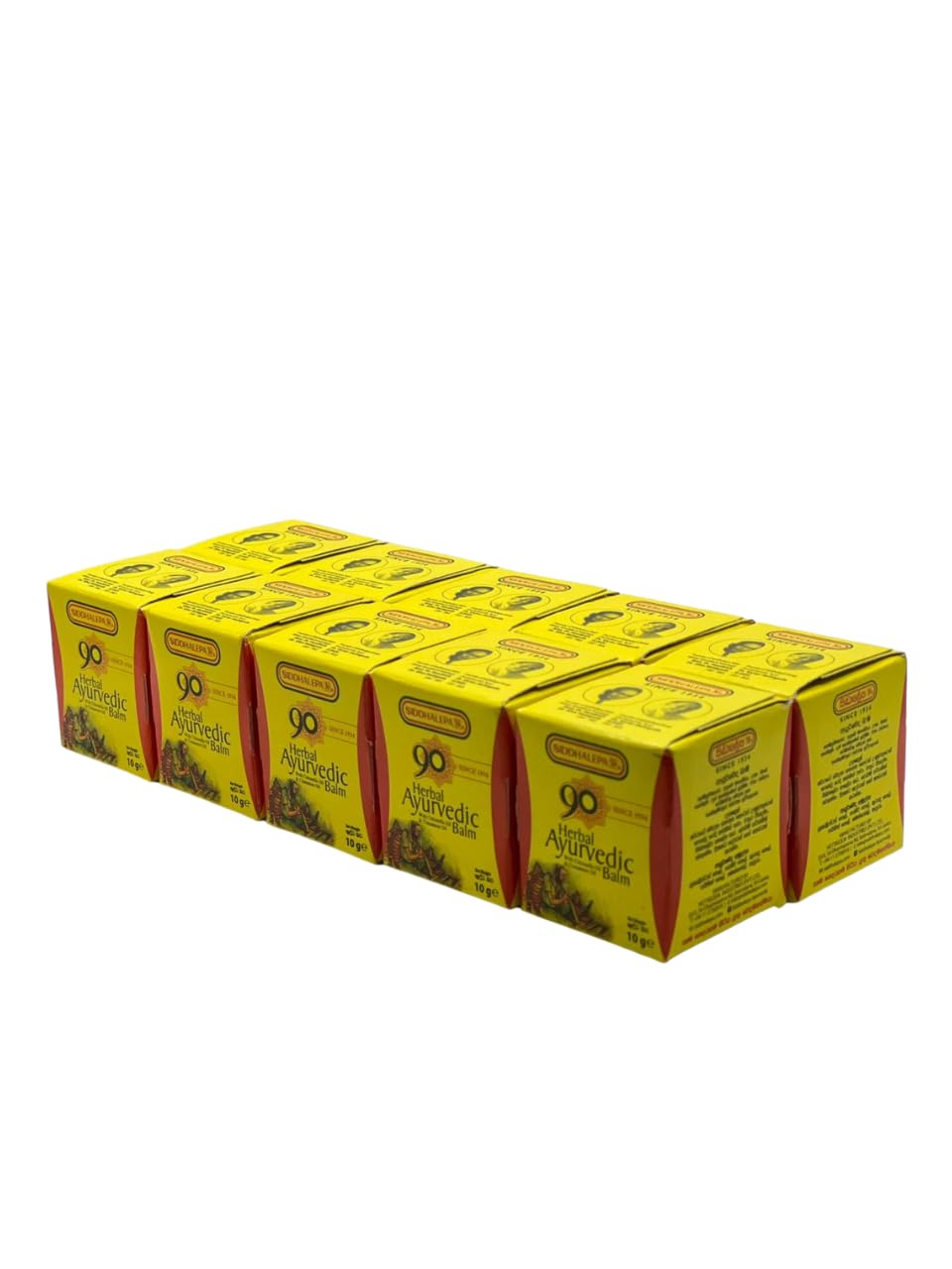 Siddhalepa® Ayurvedic Herbal Balm (10g x 10pcs)