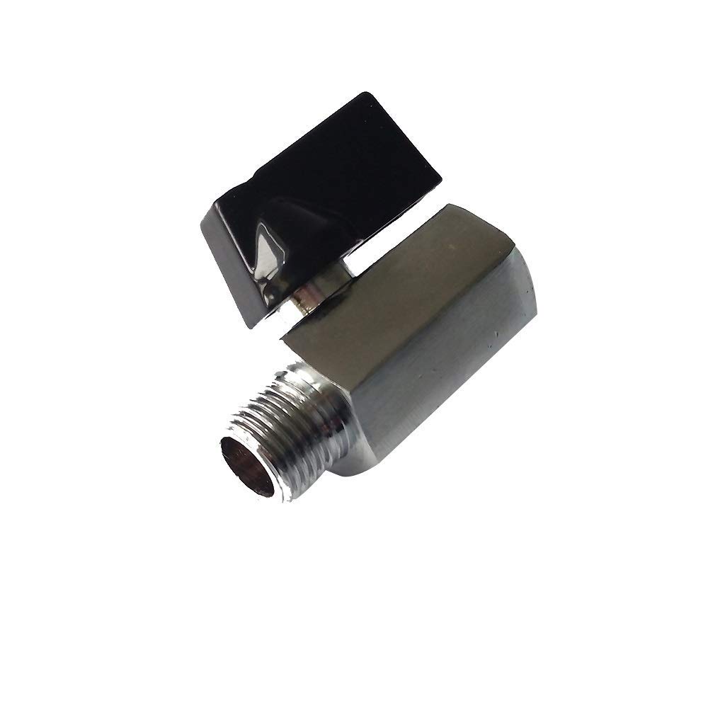 Valvola, 2 pezzi cromati 3/8" BSP maschio a femmina in ottone MiniBV1-3/8