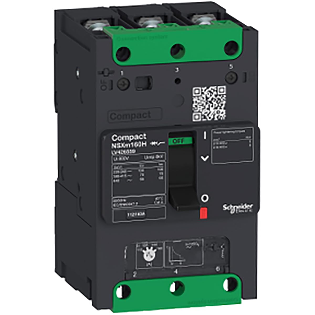 Interruptor NSXm 50kA TM16D 3P tornillo