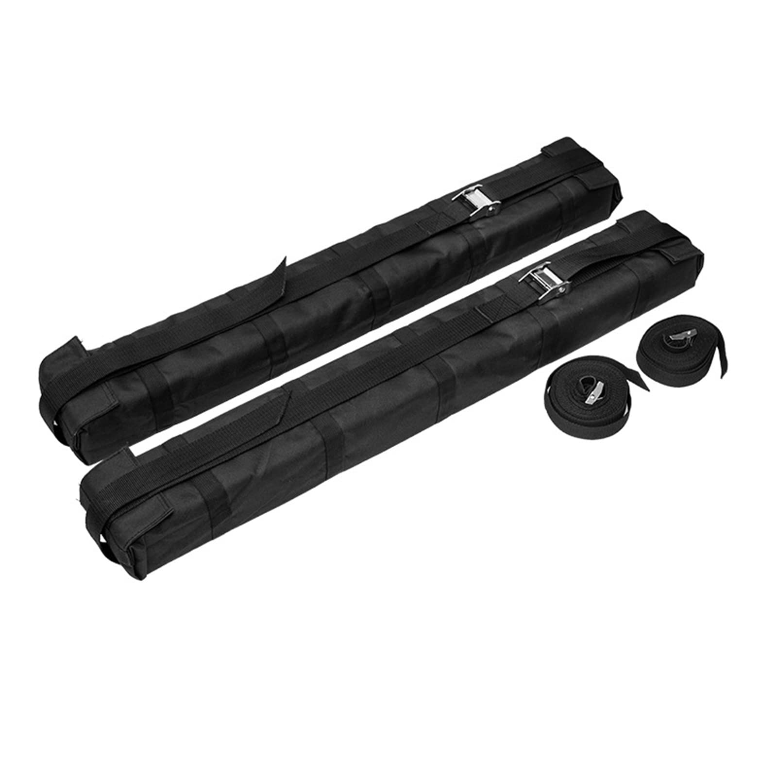 Universal Kayak Soft Roof Rack Pad Folding Lightweight Car Soft Roof Bars for Kayak Surfboard Canoe Snowboard Paddle Board with Adjustable Tie-Down Straps