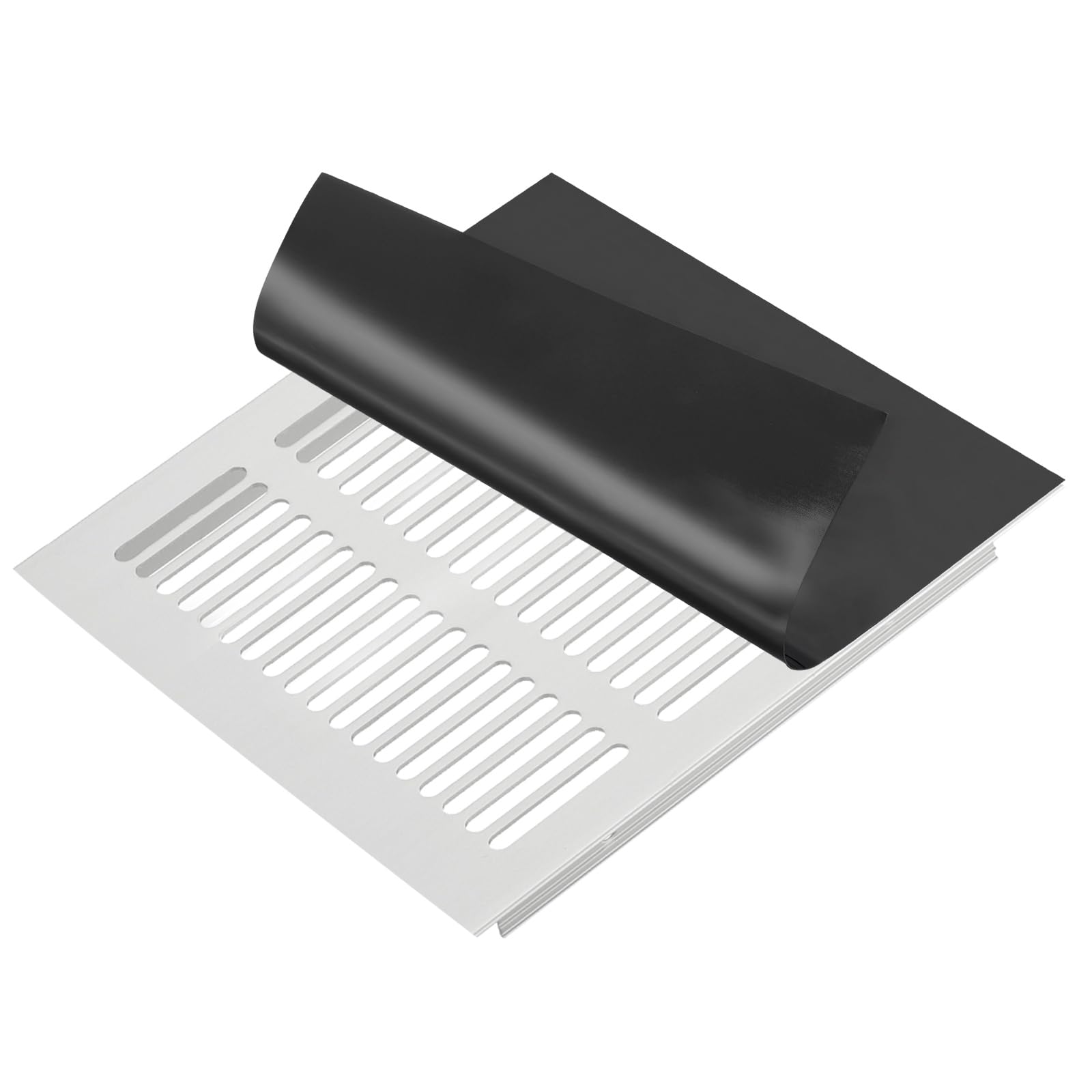 PATIKIL 305 x 305 mm Magnetic Vent Cover, Floor Wall Air Registers Cover Magnet Vent Blocker for Home RV HVAC Fireplace Furnace Black