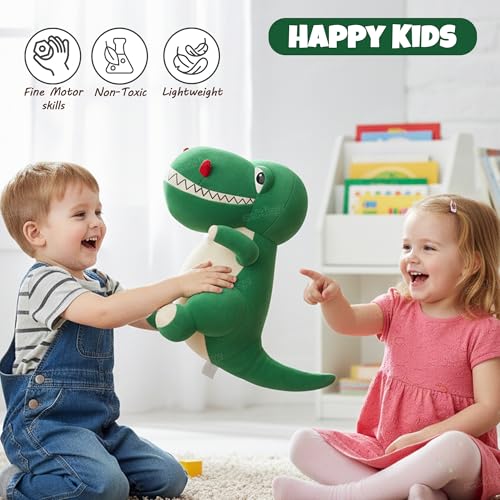 Image of Zest 4 Toyz Soft Toy for Girls (35 cm) | Cute Stuffed Animal Plush Toy | Baby Toys | Dino Soft Toy Cuddly Teddy Bear for Kids | Birthday Gift for Girls - Multicolor