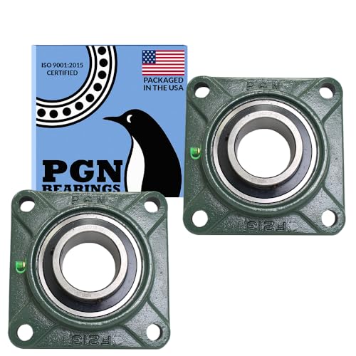 Image of PGN UCF213-40 (2 Pack) Square Flange Bearing 2-1 /2 inch Bore