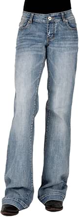 Stetson Women's Bootcut Jeans - 4 X-Long, Stretch Denim, Slim Fit Thigh & Knee, Low Rise - View #12