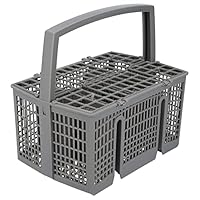 Kenekos Besteckkorb Spülmaschine I hitzebeständiger Spülmaschinen Besteckkorb mit 7 Fächern kompatibel mit Siemens, Bosch, Neff I Ersatzteil Besteckkorb für Geschirrspüler formstabil
