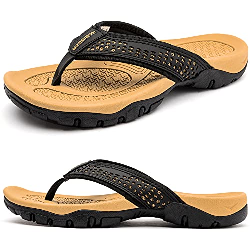 Image of KIIU Mens Thong Sandals Indoor and Outdoor Beach Flip Flop