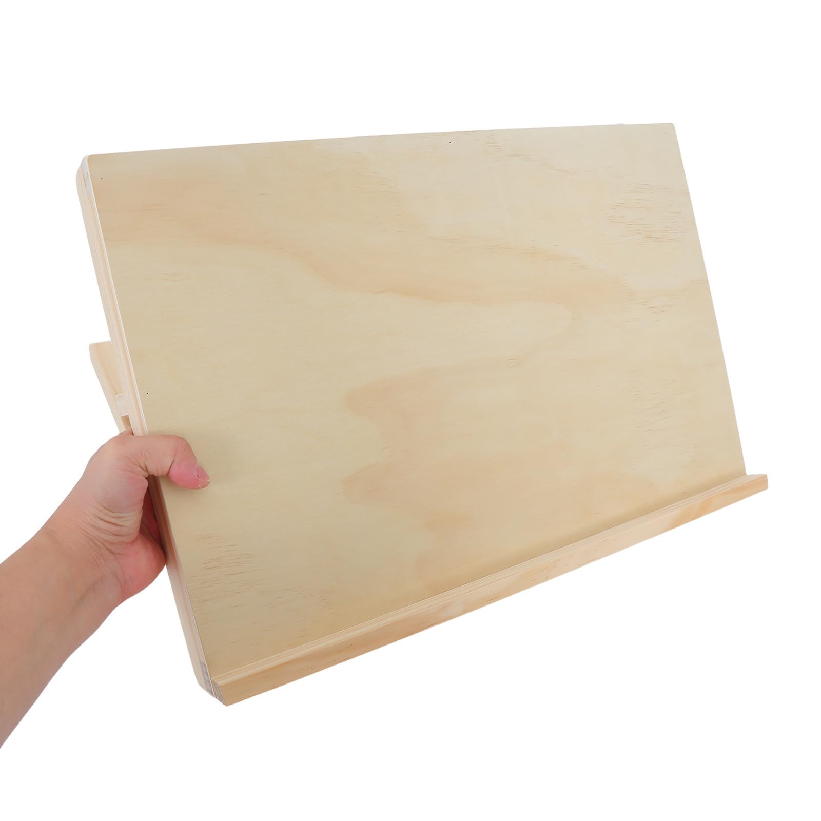 ULTECHNOVO Caballete de Mesa de Madera Beige Ajustable Cuatro Alturas para Dibujo y Pintura en Escritorio de Oficina o Hogar