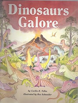 Paperback Dinosaurs Galore Book