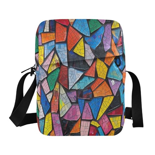 Giclee Glass mens messenger bag crossbody shoulder bag crossbody Shoulder Handbag Adjustable Strap for School Shopping