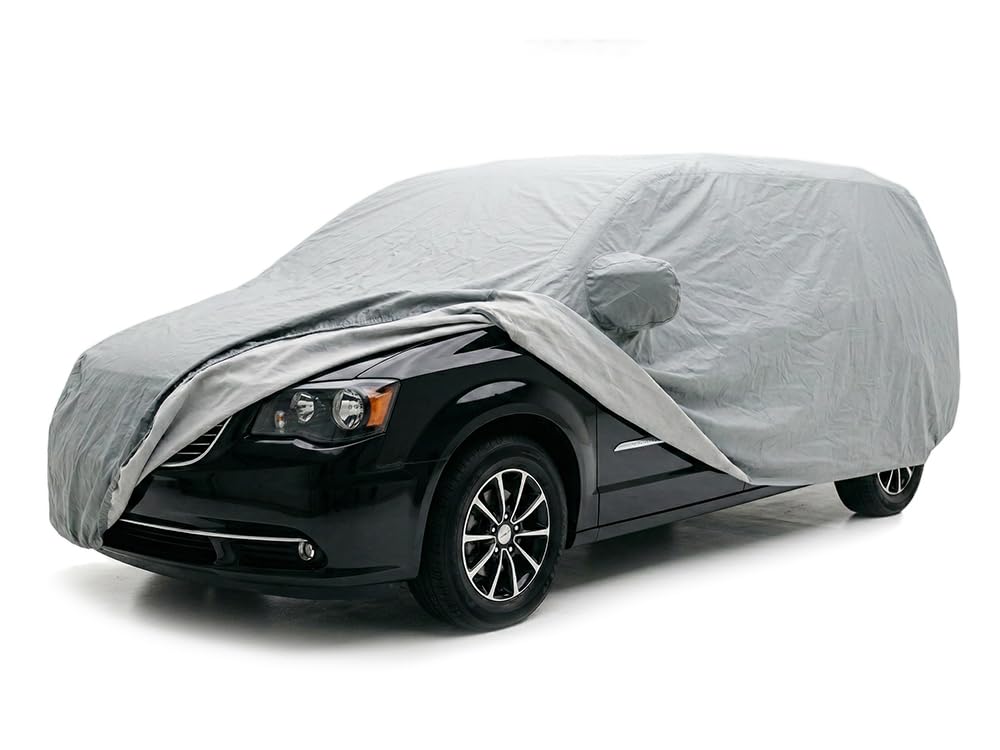 CarsCover Custom Fit Car Cover for 2008-2016 Chrysler Town & Country Mini Van Heavy Duty All Weatherproof Ultrashield Minivan Covers