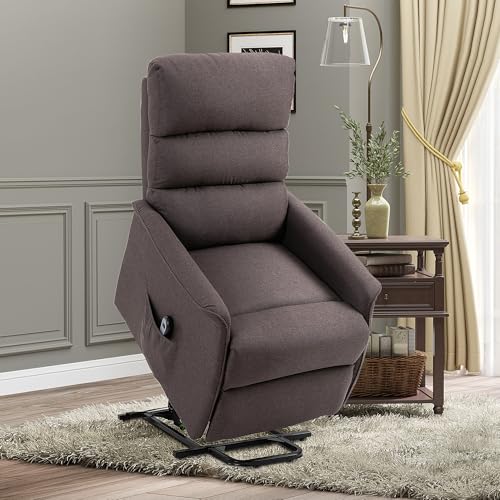 HOMCOM Power Lift Recliner Chair for Elderly, Easy Assembly,...