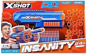Amazon.com: X-SHOT Insanity-Manic, (ZUR36603) : Toys & Games Amazon.com: X-SHOT Insanity-Manic, (ZUR36603) : Toys & Games
