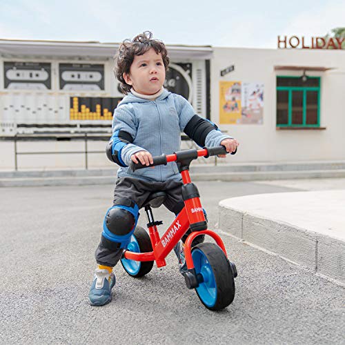 Bammax Baby Balance Bike, Kids Training Bike Toddler Riding Scooter Bicycle Riding Toys No-Pedal Baby Walker First Bike Inflation-Free Lightweight Sport Balance Bike for 2 to 5 Year Infant & Children