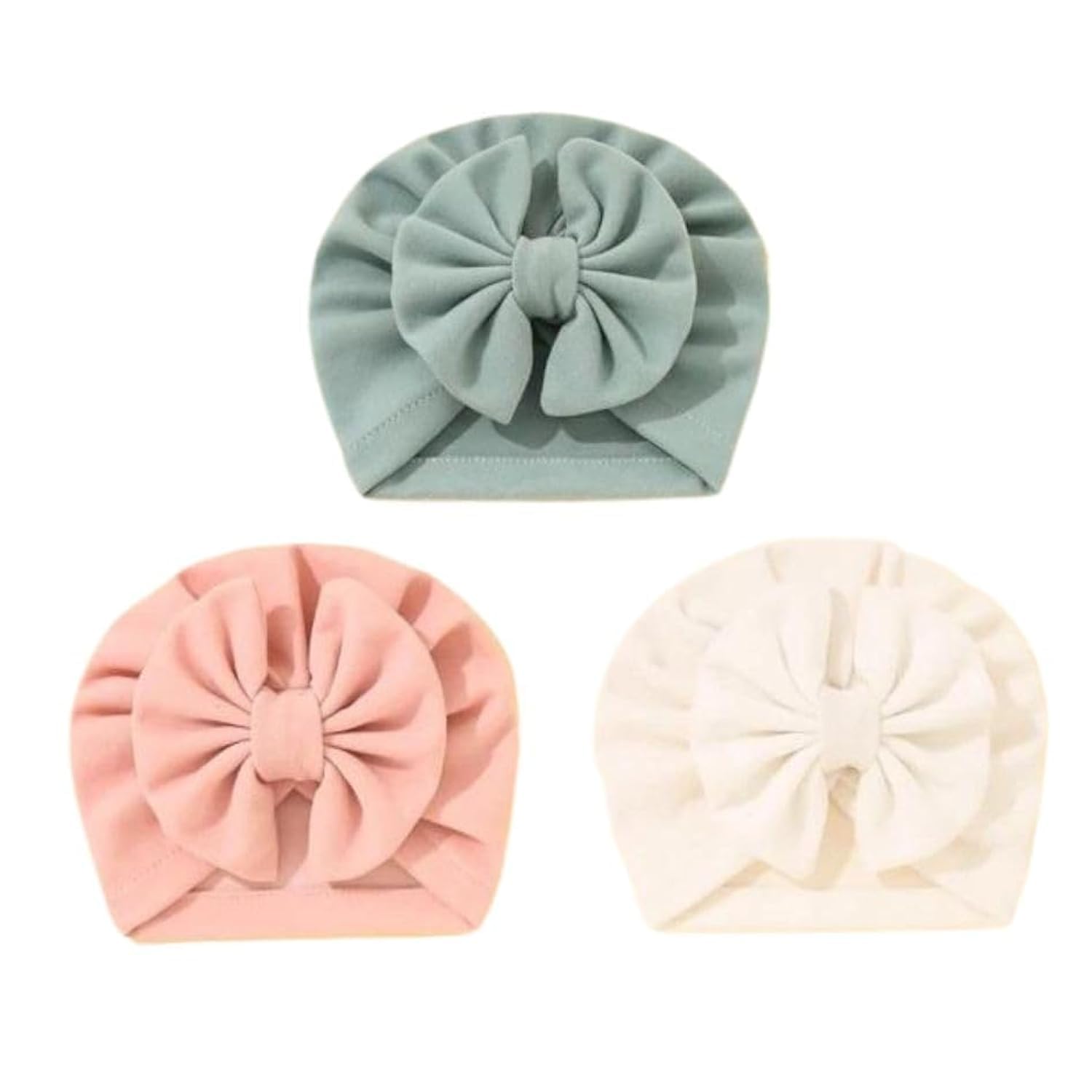 Baby girl headband gift set of 3 pcs Super soft & stretchable, multicolor