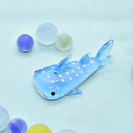Amazon フォーカート かわいい手作り ガラス細工 ジンベイザメ L Fgxd 置物 オブジェ オンライン通販