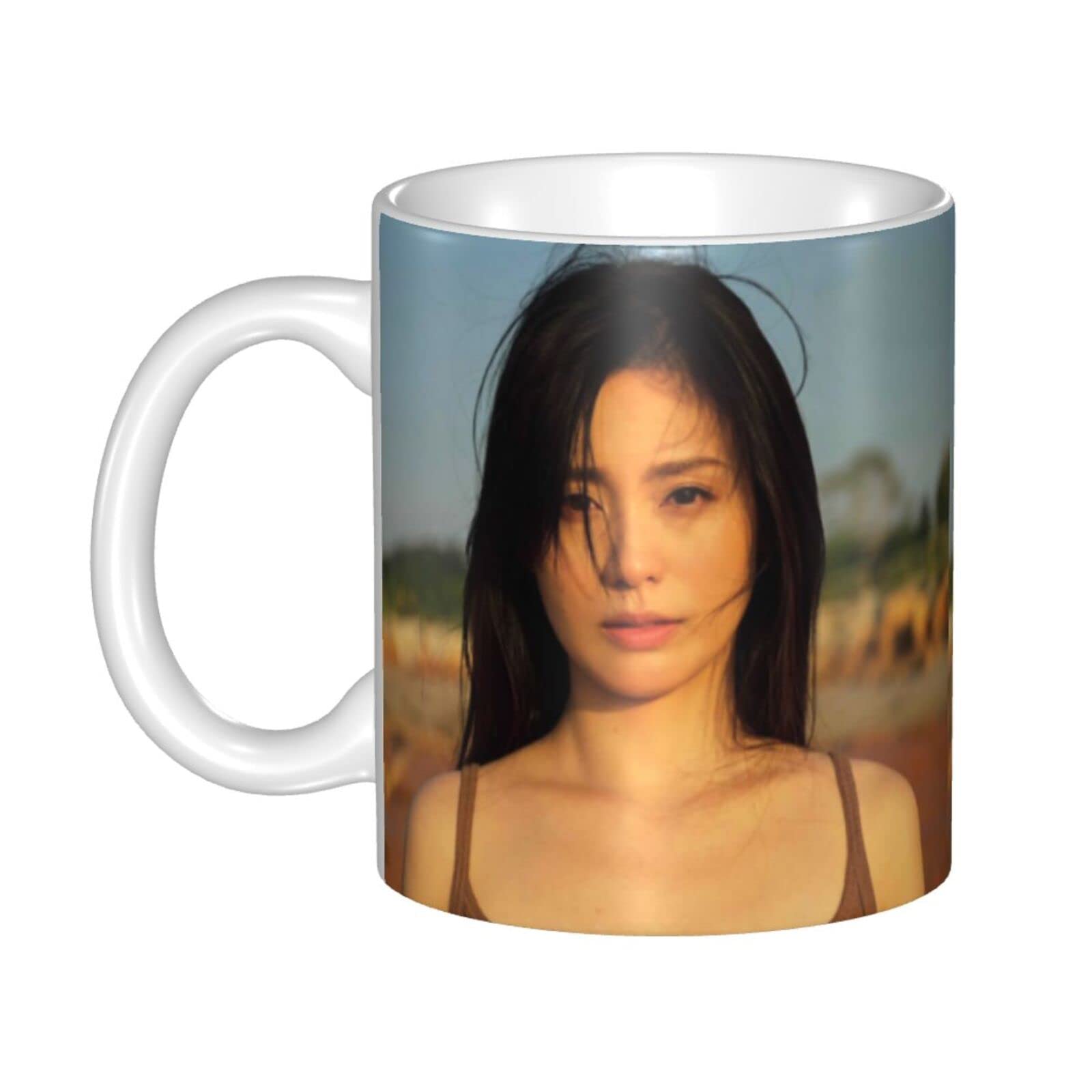 Amazon.co.jp: 本仮屋ユイカ (10) 大容量 おしゃれ マグカップ 朝食カップ 保温 耐熱 セラミック ティーカップ ?家庭用 オフィス  コーヒーカッ 男性 女性 贈り物 330ml : ホーム＆キッチン