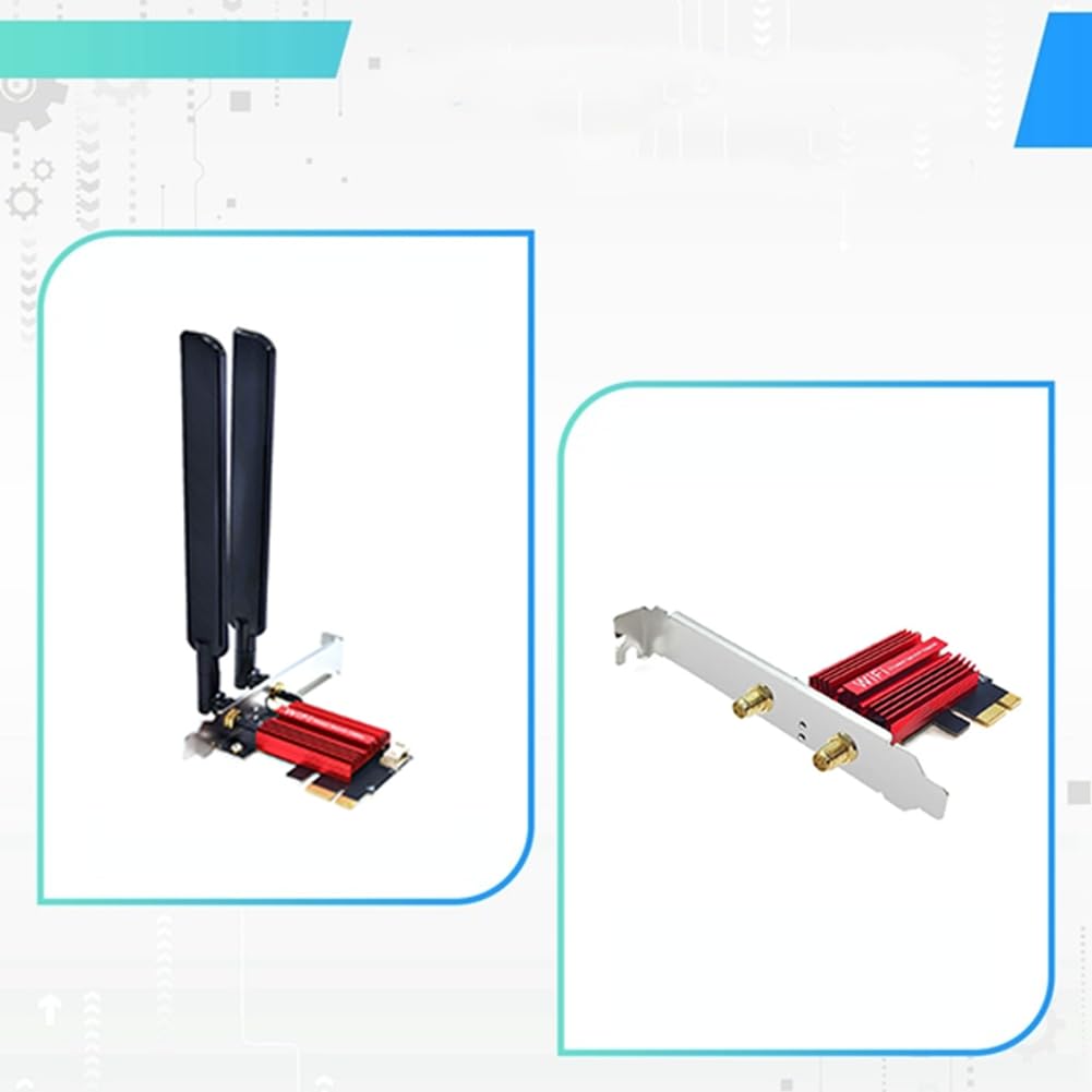 Bezprzewodowa karta sieciowa do komputera stacjonarnego Win10/11 PCI-e WiFi 7 QCNCM865 9256MBPS BT5.4 Tri Band 2,4 G/5G/6GHz