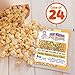 6oz Popcorn Machine Popcorn Packets - All-in-One Movie Theater Style Popcorn Kernels, Salt, and Oil Packs by Great Northern Popcorn, 6 Ounce (Pack of 24)