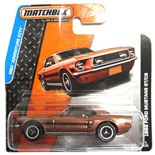 Preisvergleich Produktbild Matchbox Ford Mustang GT / CS 1968 braunmetallic 1:64