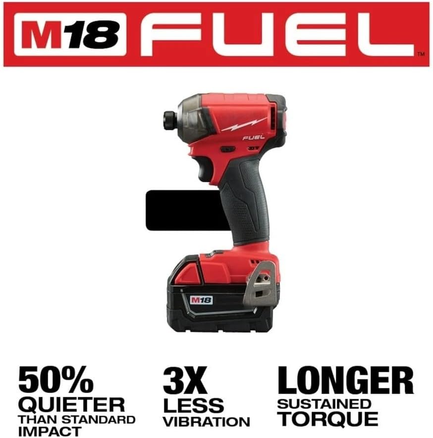 Power Impact Drivers 2760-22 fits Milwaukee M18 FUEL 1/4" Hex Hydraulic Driver Kit Length 5 in Width 2.38 in Height 7.67 in