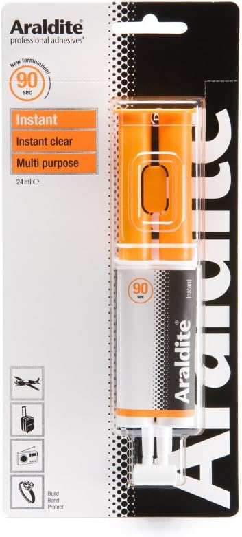 Araldite Clear 24ml Syringe Adhesive