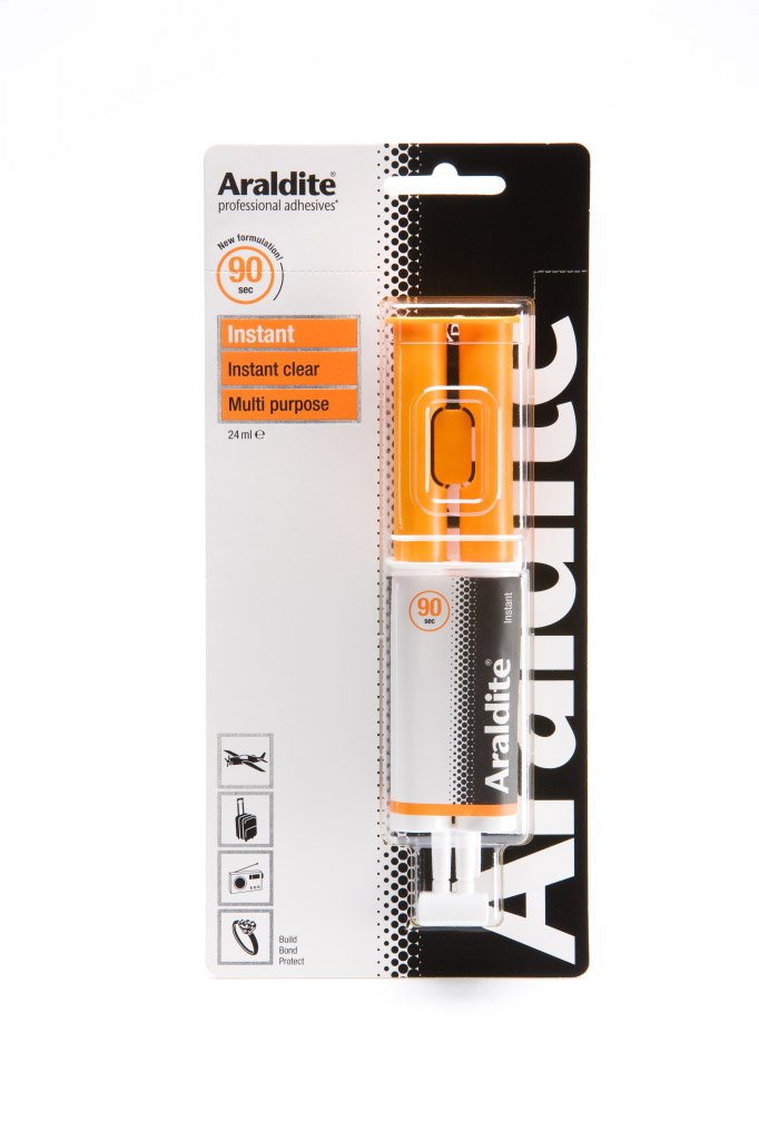 Araldite Instant Clear 24ml Syringe