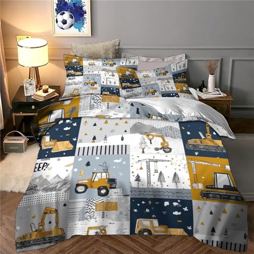 Housse de couette camion hypoallergénique en microfibre douce - 6