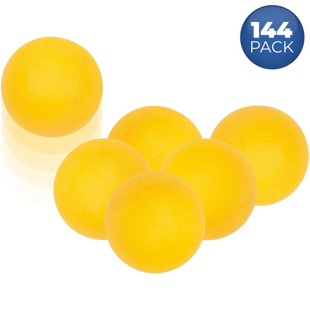 1.25-Inch Mini Ping Pong / Table Tennis / Beer Pong Balls, Orange - Fairly Odd Novelties - Fun Arts & Craft Game Set 144 Pack