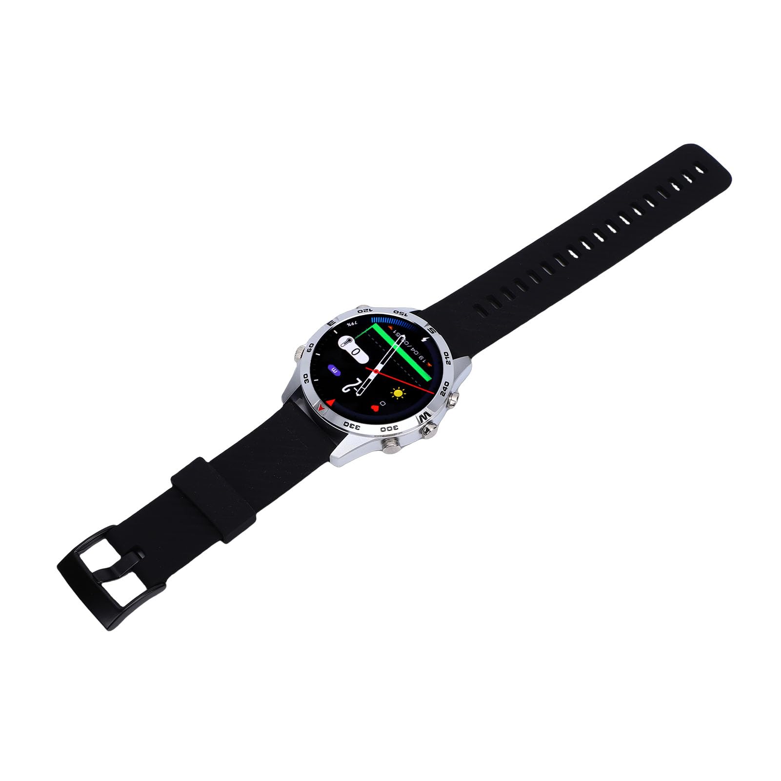 Dilwe Reloj de Buceo, Reloj de Buceo Inteligente de Aleación de Zinc y Silicona con Sensor de Profundidad, Pantalla de 1,43 Pulgadas para Buceadores y Nadadores Profesionales