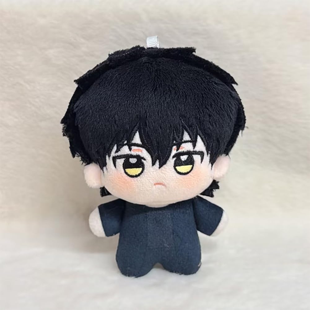 Hikaru Kamisaki/Inori Yuitsuka/Jun Yodaka Plüschfigur, niedlich, weich, gefüllt, 10 cm, Anime-Plüsch-Schlüsselanhänger, Schultaschen-Anhänger, Zubehör, 5 Stück