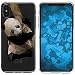 Produktbild PhoneNatic Case kompatibel mit Apple iPhone X/XS Silikon-Hülle Vektor Tiere Panda M4