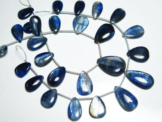 Kyanite briolette naturelle AA pour création de bijoux uniques haut de gamme