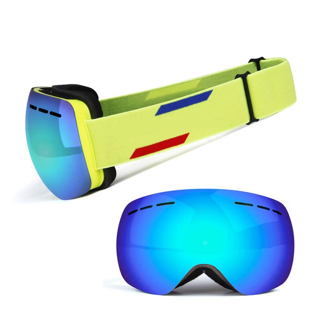 Nieve gafas anti-niebla JIA para esquiar sin reflejos con sistema de lentes magnéticas