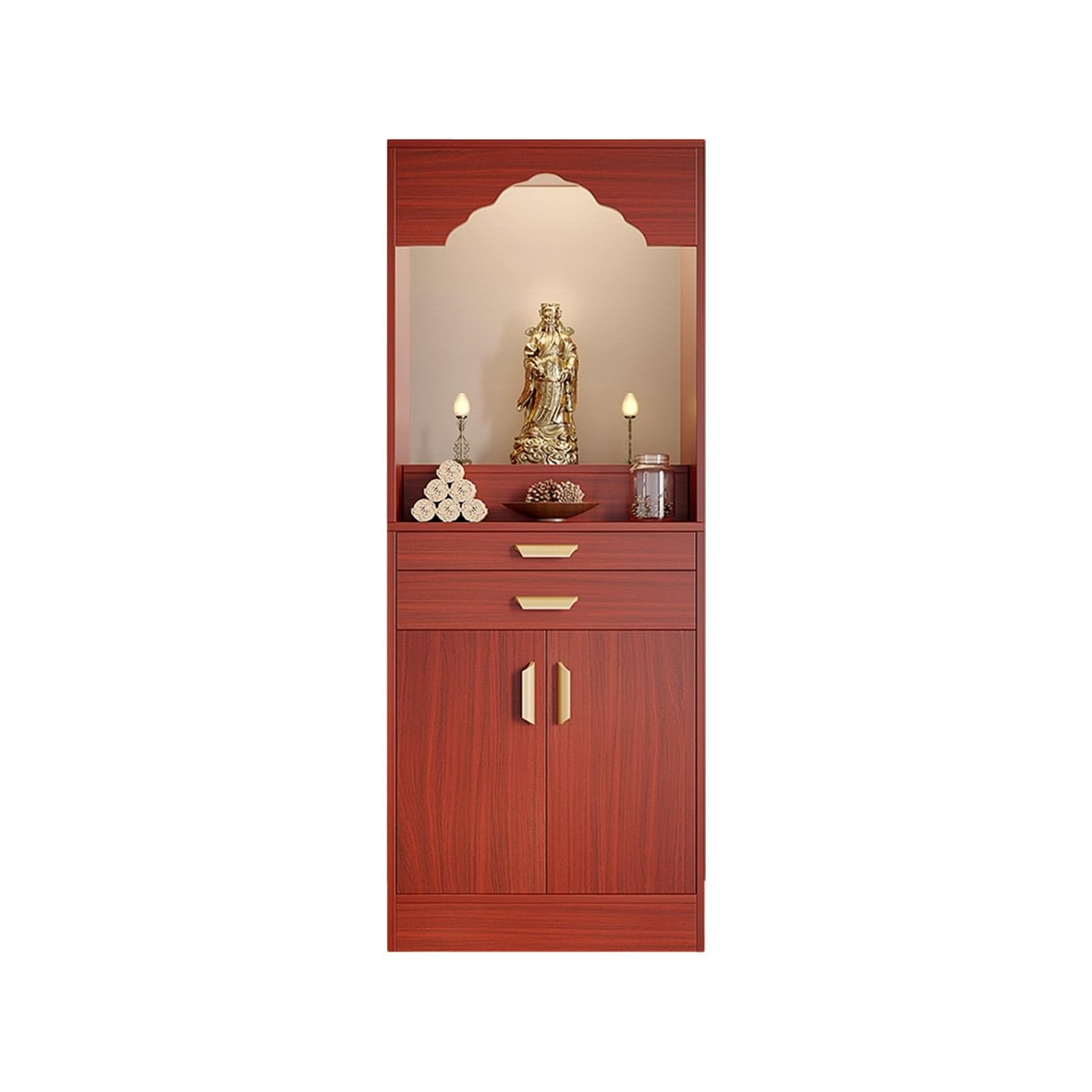 MESCXTY Intricate Chinese Altar Cabinet Pedestal Offering Table, Table Buddhist Prayer, for Living Rooms, Shrines, Temples(23.6 * 13.4 65.4in)