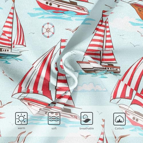 Sailboats Blue Toddler Girls's Underwear 2T 202c16323