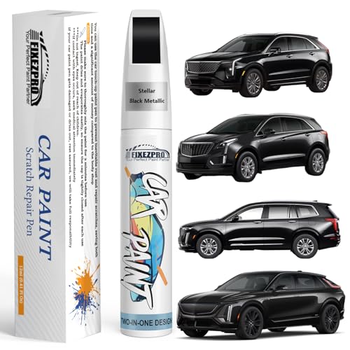 Image of Argent Silver Metallic(GXD /WA130H) Touch Up Paint for Cadillac, Exact Color Match Car Paint Scratch Repair Remover Pen Kit Fix Vehicle Chips and Automotive Nicks Scuff