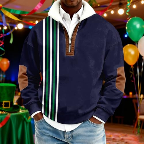 Pull col rond homme classique en maille confortable à manches longues - 2