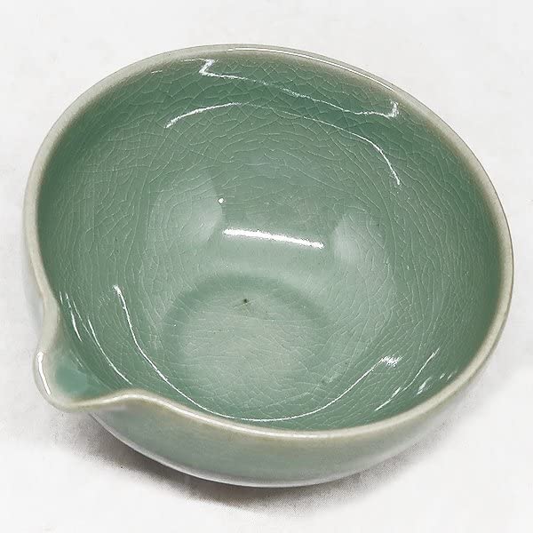 Amazon.co.jp: 韓国晋州 陶清窯 青磁茶器 セット 急須 湯呑