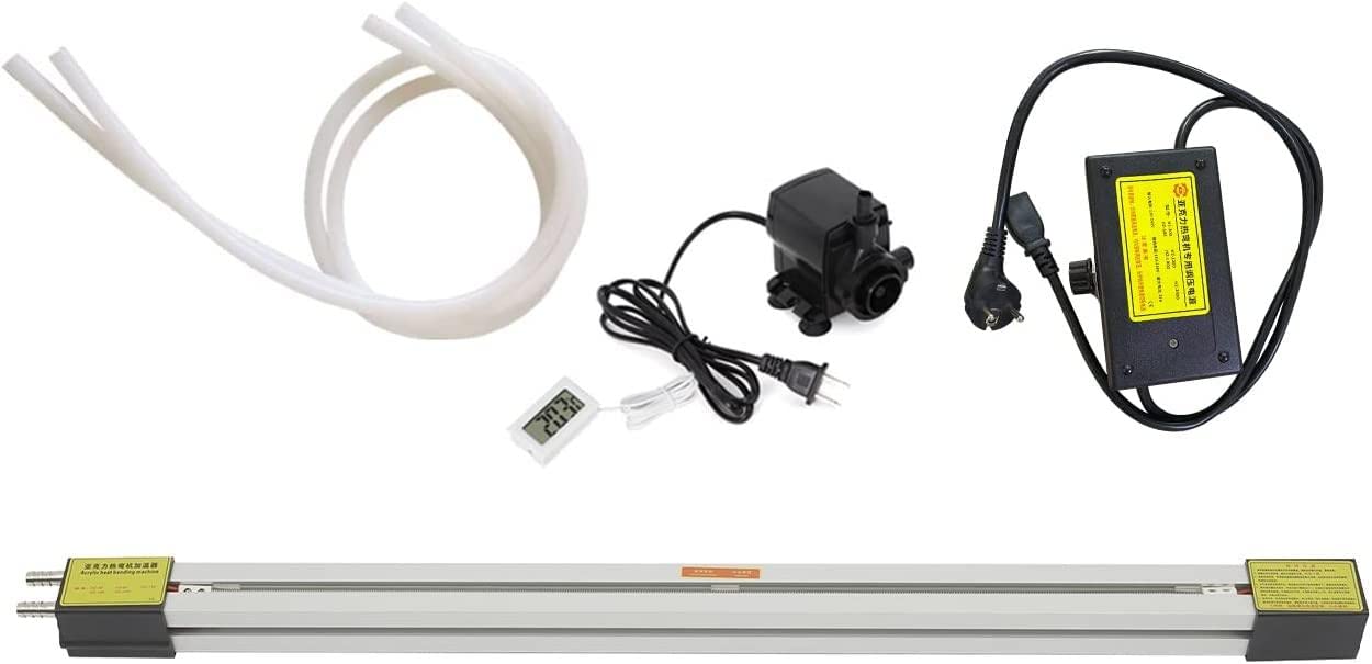 KUMIAO Acrylic Plastic Bender Strip Heater â€“ 125cm Portable Manual Hot Heating Tool for 1-6mm Thickness, Perfect for Acrylic, Plexi Glass, PVC, PC, ABS, PP â€“ 110/220V Bending Machine