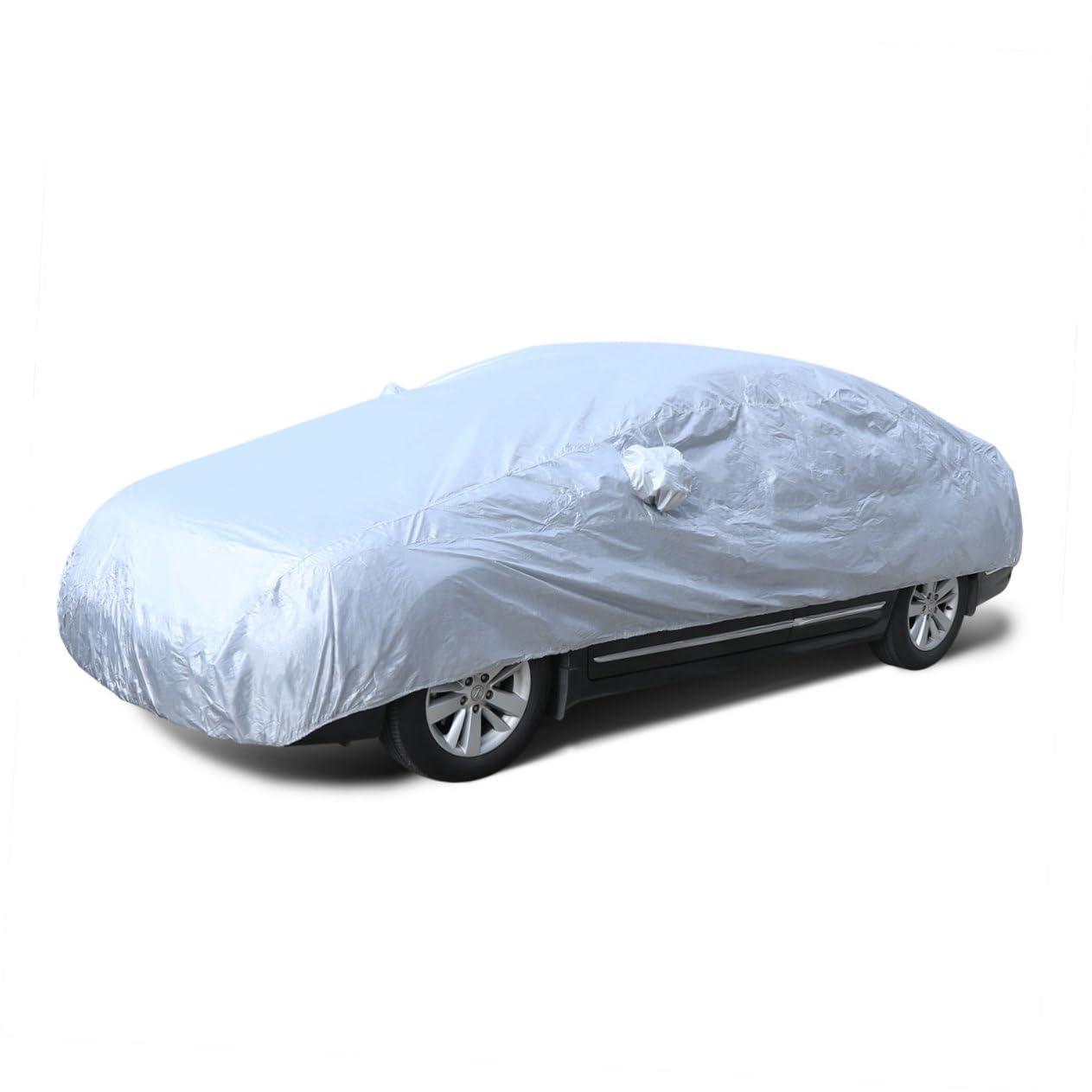 Ciieeo Car Cover Silver Outdoor Protector for Snow Uv and Rain for and SUV Easy to Store and — view 6