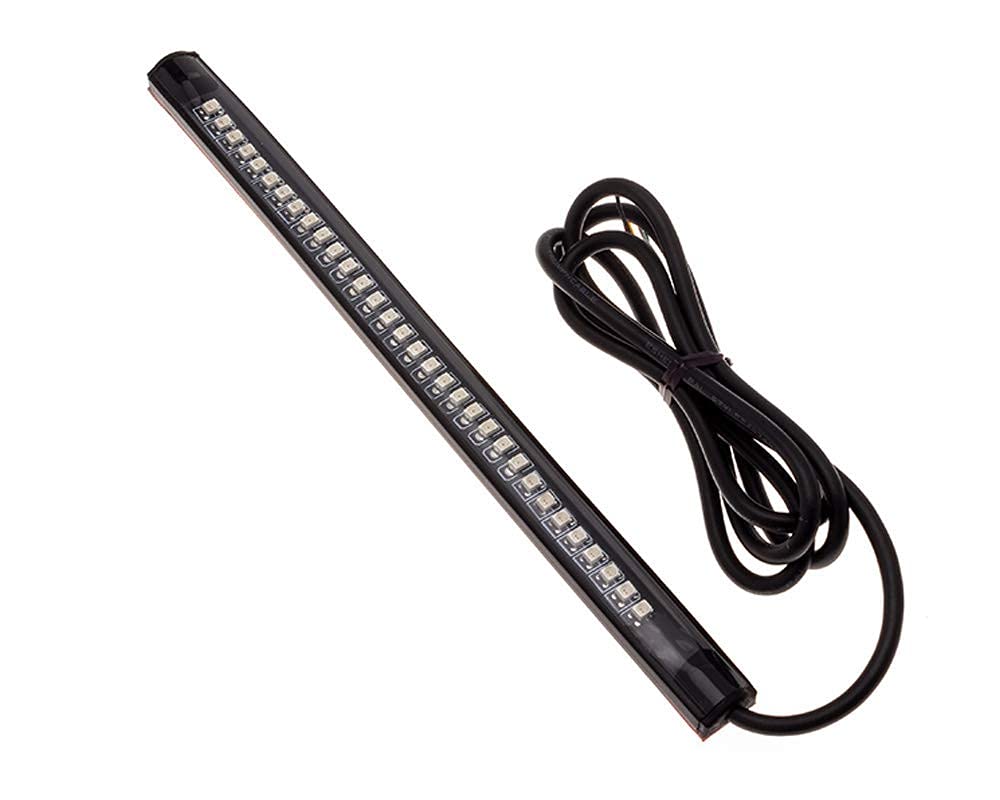 Alchemy Parts Indicatori Moto Sequenziale LED a Tornanti che Scorre Coda Freno Strisce 200mm
