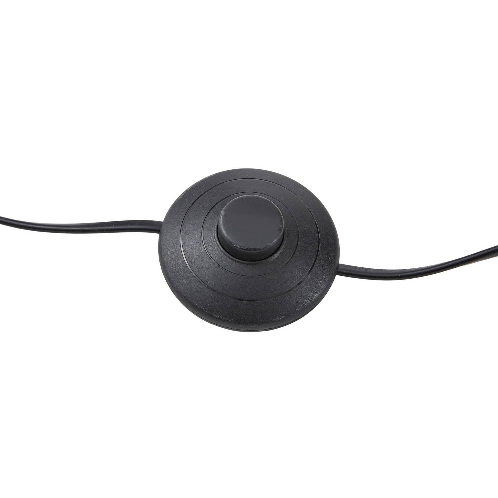 Lucande lampa podłogowa LED 3 -punktowa 'Madu' z możliwością ściemniania, styl nowoczesny, m. in. do salonu, jadalni, kolor czarny, metal
