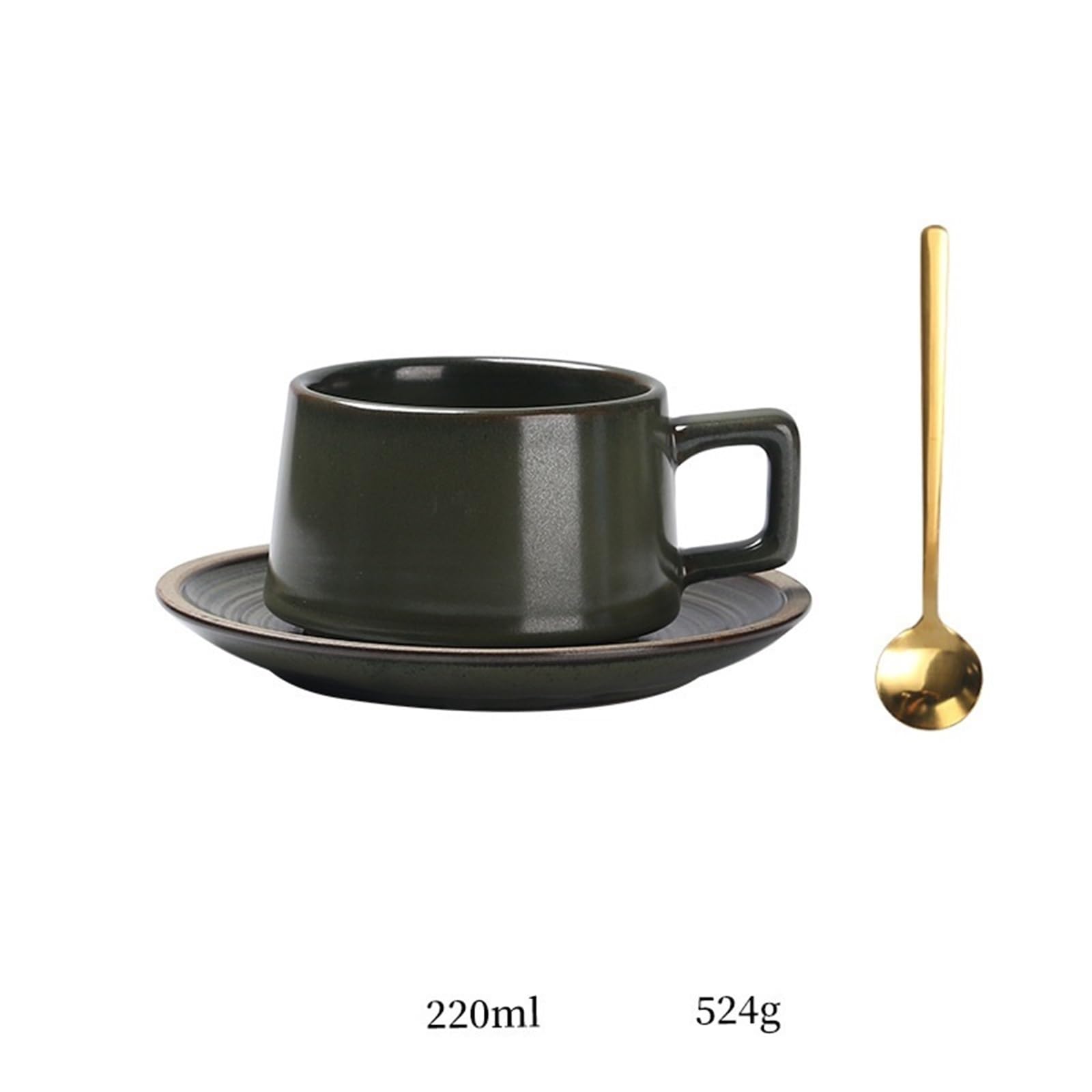 Taza de café Taza brillante for café, leche, té, avena, restaurante, hogar Tazas de chocolate