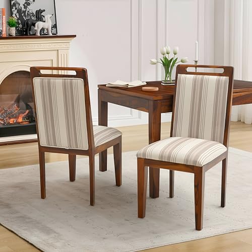 Image of Wakefit Lunith Sheesham Chair Set of 2